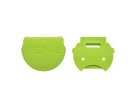lunchbox knop voor en achter - lime dark