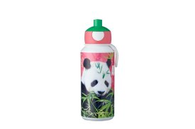 drinkfles pop-up campus 400 ml - animal planet panda