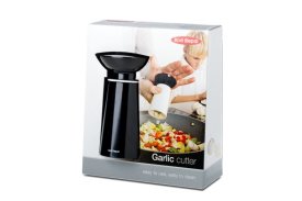 Knoflooksnijder - Zwart (geschenkverpakking)