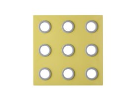 Onderzetter Domino - nordic lemon