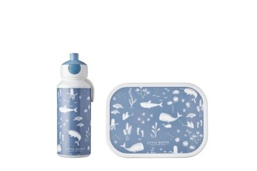 Lunchset Campus (pop-up + lunchbox) - ocean