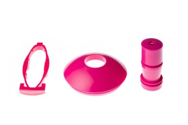 Drinkbeker pop-up kapje, tuit en knop - pink