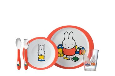 set kinderservies 5-delig - nijntje speelt