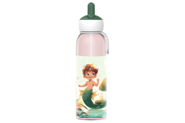 Ontwerp je eigen waterfles flip-up - Zeemeermin