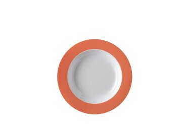 Diep bord Wave 210 mm - coral