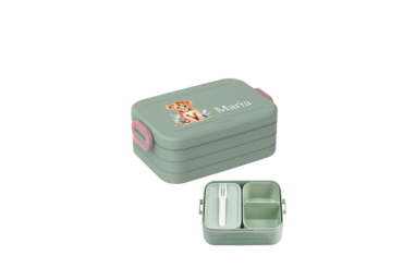 Ontwerp je eigen bento lunchbox Take a Break midi - Leeuwtje