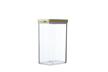 bewaardoos omnia rechthoekig 2000 ml - nordic lemon