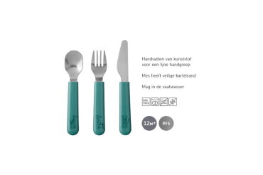 Kinderbestekset Mepal Mio 3-delig - deep pink