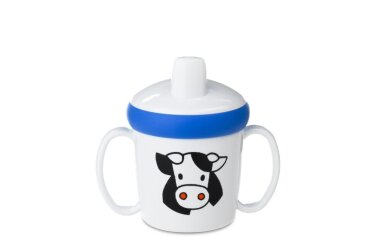 Antilekbeker 200 ml - Boerderij blauw