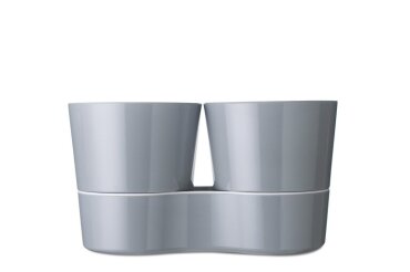 Kruidenpot Twin - Grey