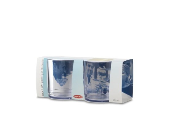 Sapglas set van 2 stuks