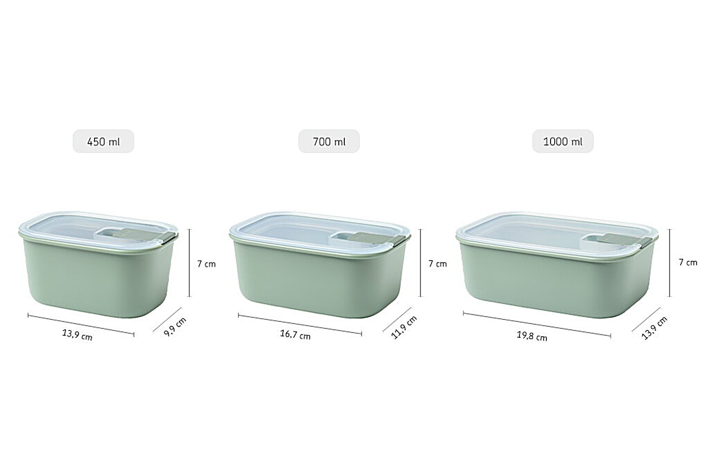 Food storage box EasyClip 450 ml