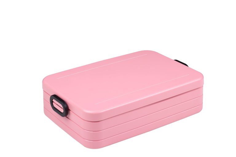 knoop januari fabriek Lunchbox Take A Break Large - Nordic pink | Mepal