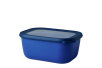 Multi bowl Cirqula rectangular 1500 ml / 50.7 oz - Vivid blue