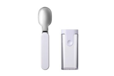 folding spoon ellipse - wit