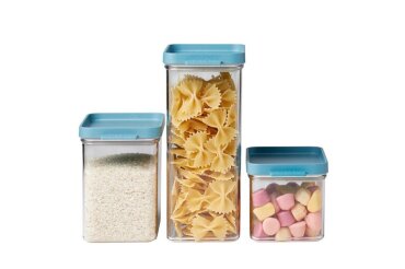 set storage box omnia 3 pcs - nordic green