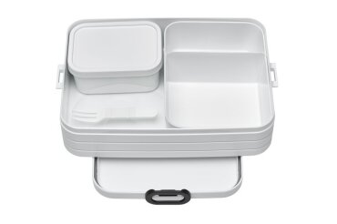 bento lunch box take a break large - white