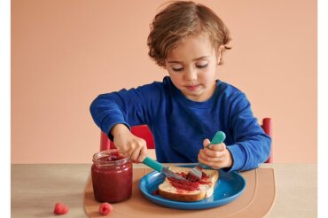 children's cutlery set  mio 3 pcs - deep blue