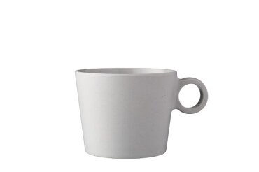 cappuccino mug bloom 375 ml - pebble white