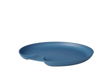 children's plate mio - deep blue