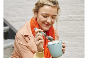 folding spoon ellipse - Nordic pink